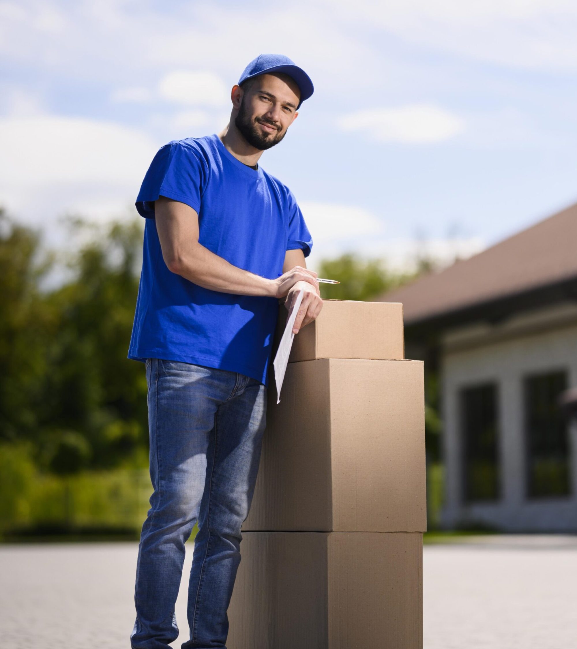 portrait-delivery-man-waiting-customer